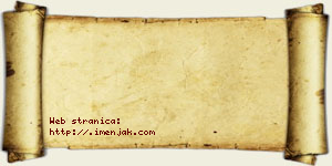 Anđela Stojšić vizit kartica